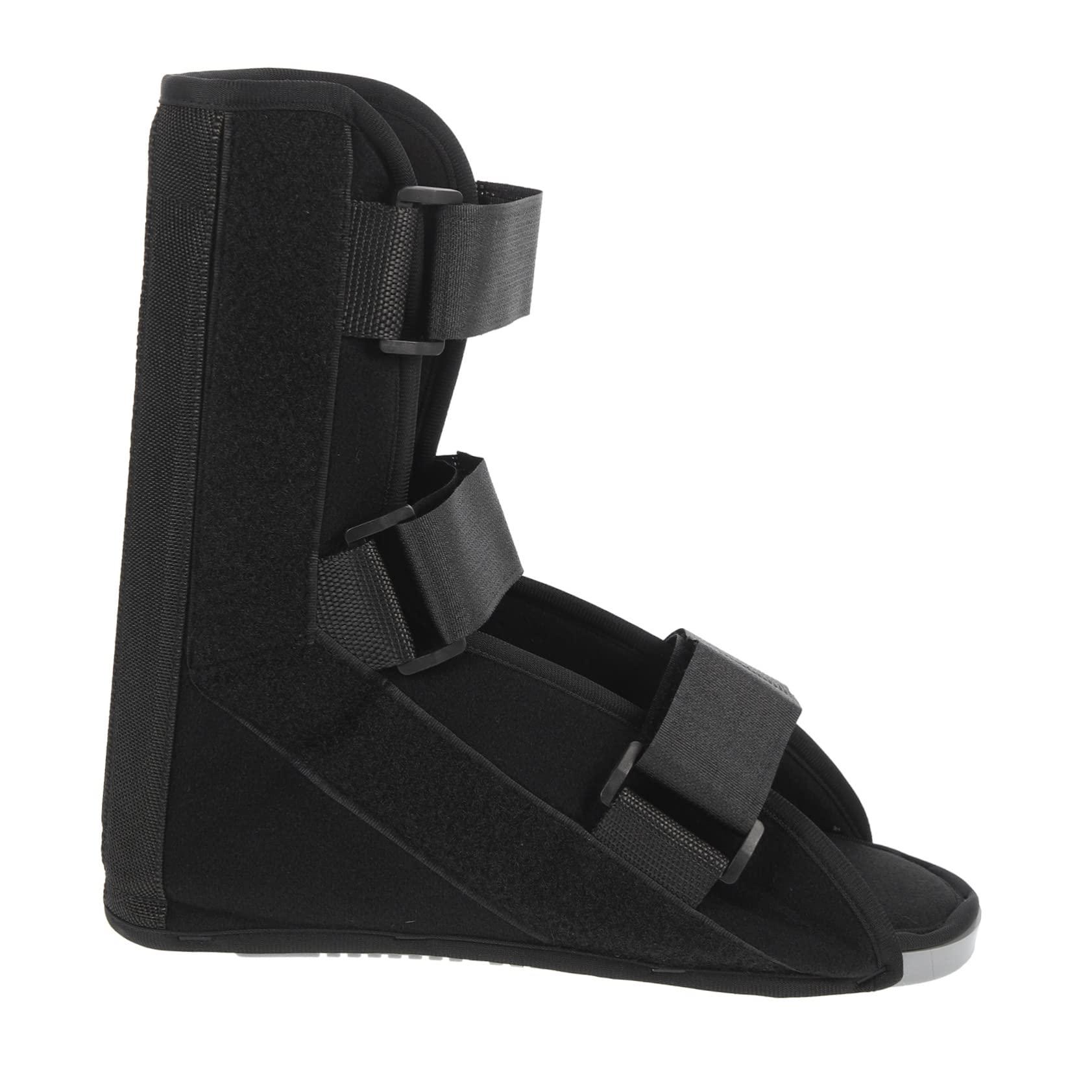 Healvian Healvian Ankle Straight Shoes Fracture Walking Boot Foot up Brace Boot for Broken Foot Home Foot Support Brace Foot Sprains Stabilizer Boot Shoes for Sprain Black Toe Boots Composite Cloth