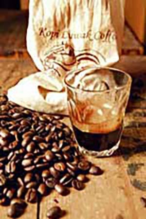 Volcanica Coffee Kopi Luwak Coffee, Sustainably Sourced, World's Most Expensive Coffee, Ground, Sample Size, Fresh Roasted, 2-ounce