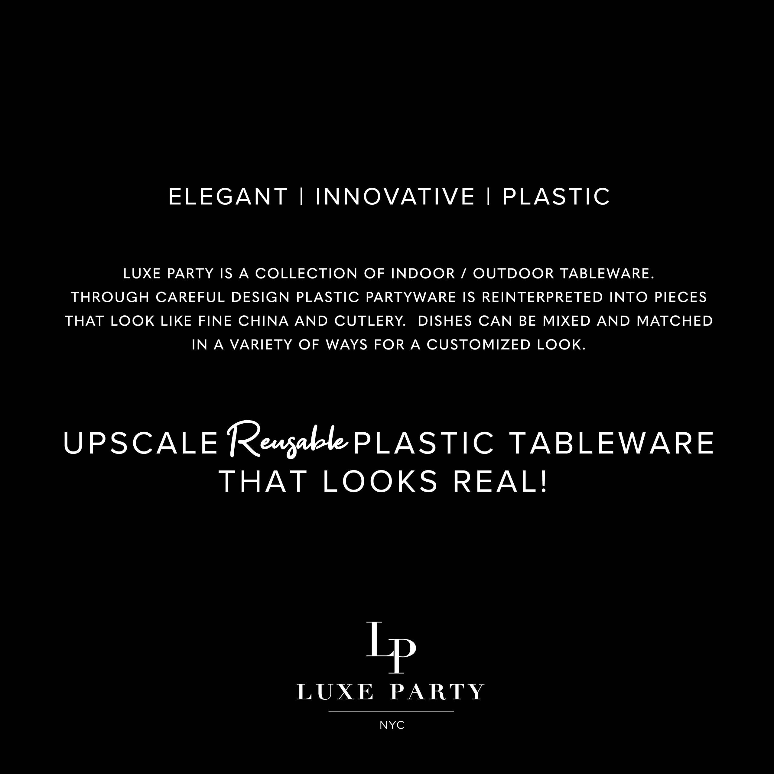 LUXE PARTY Luxe Party 112 Pack Dinner Napkins, Disposable, Premium 3 Ply Paper, Rectangular, Decorative Guest Place Setting, Red with Gold Stripe