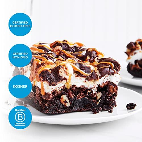 King Arthur King Arthur, Gluten Free Fudge Brownie Mix, Gluten-Free, Non-GMO Project Verified, Certified Kosher, 17 Ounces (Pack of 6)