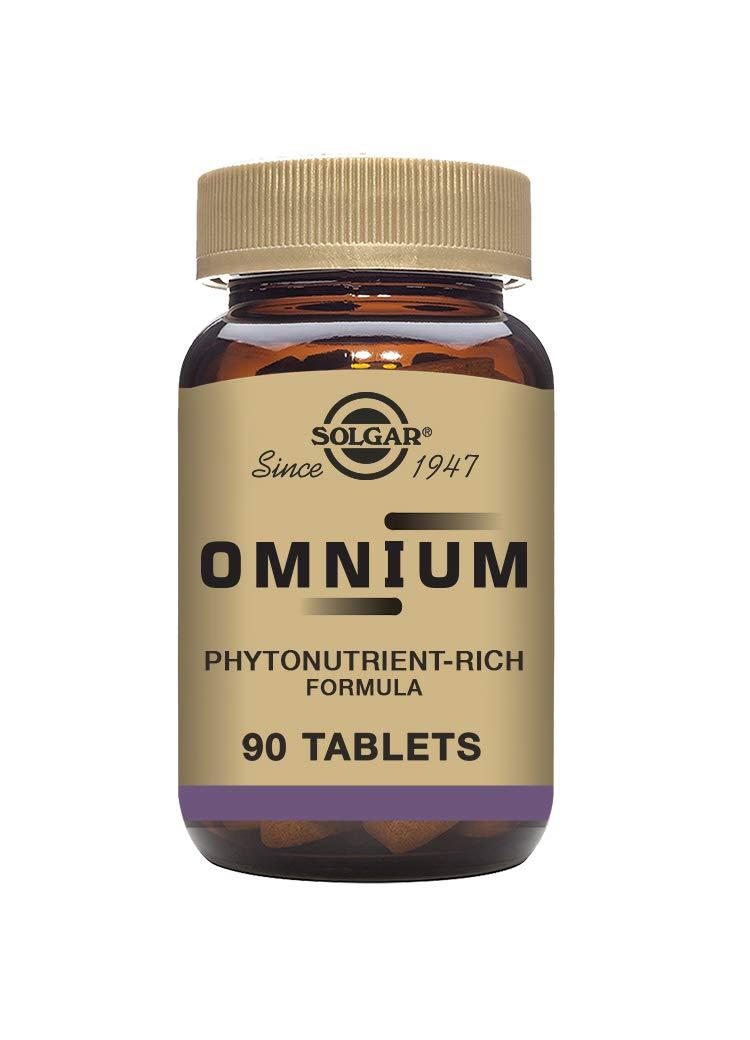 Solgar Solgar Omnium - 90 Tablets - Phytonutrient Complex + Multiple Vitamin & Mineral Formula - Non-GMO, Vegan, Gluten Free - 45 Servings