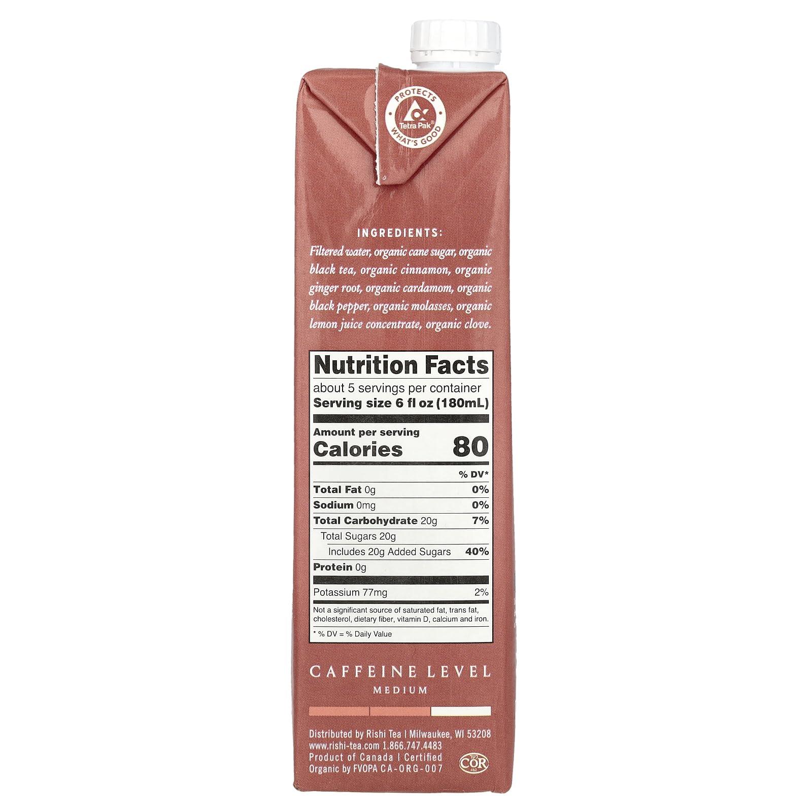 Rishi Tea Rishi Tea Bev Masala Chai Concentrated, 32 oz