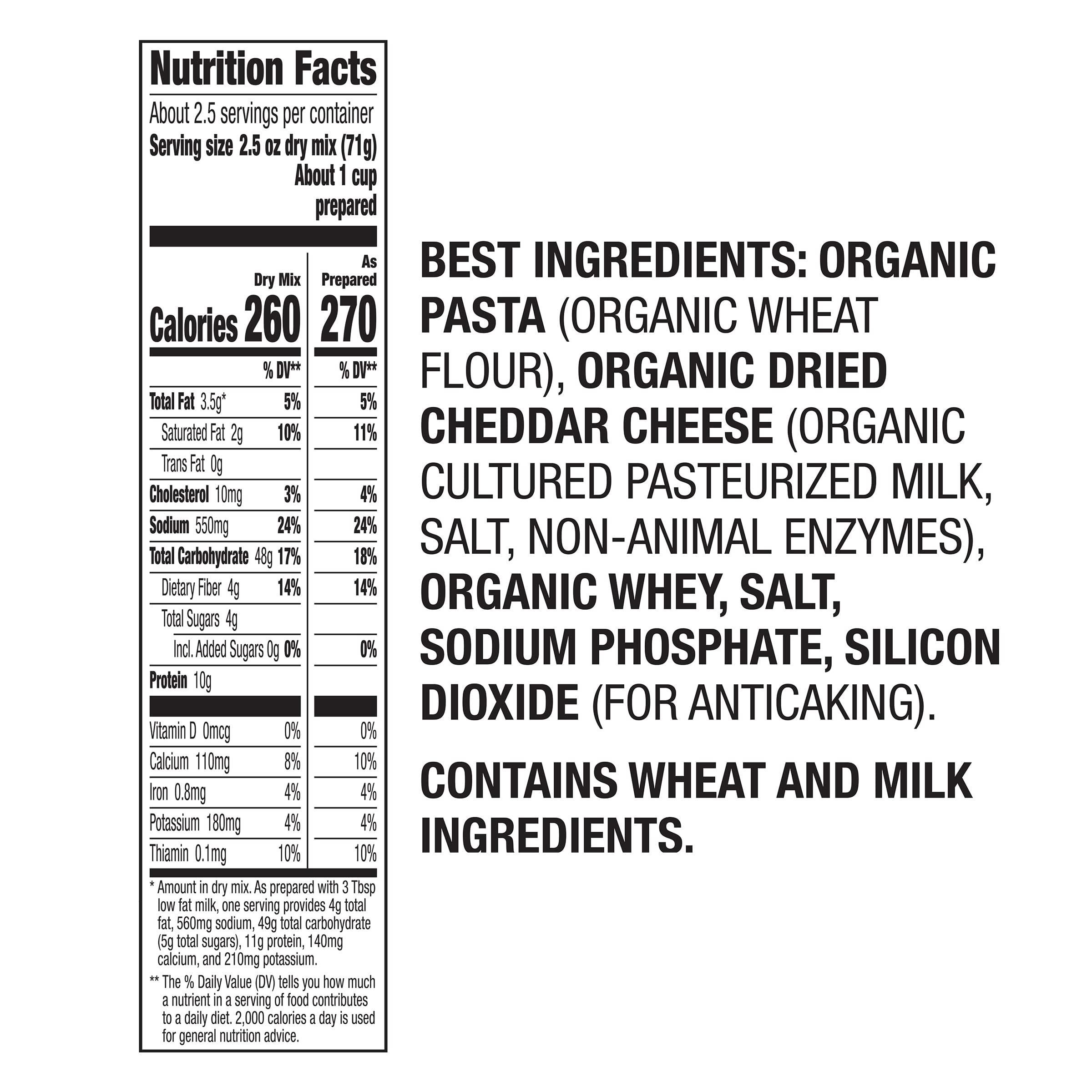 Annie's Annie\'s Organic Macaroni and Cheese, Shells and White Cheddar, 6 oz (Pack of 12)