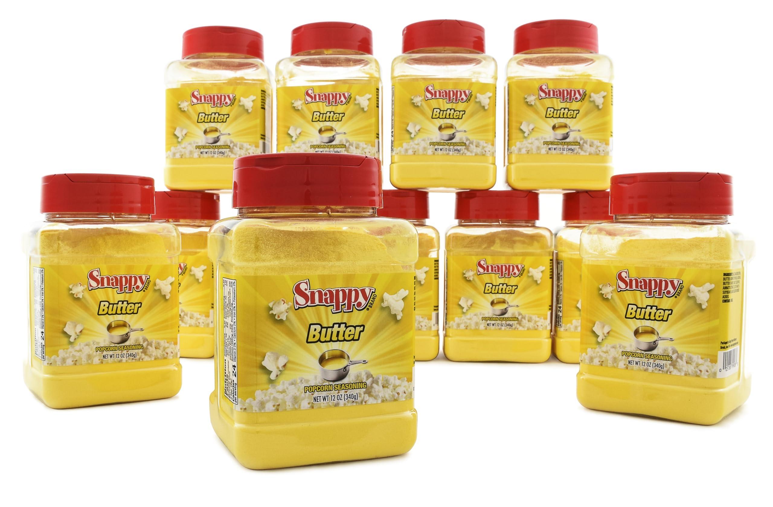 SNAPPY Snappy Butter Popcorn Seasoning, 12 oz, 12 Count