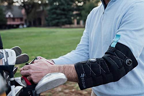 Recoup Recoup Cryosleeve Ice Cold Compression Sleeve for Arms and Legs | Cold Up to 1 Hour | Custom Adjustable Compression | Reuseable Ice Pack for Elbows and Knees | Pain Relief for Muscles & Joints