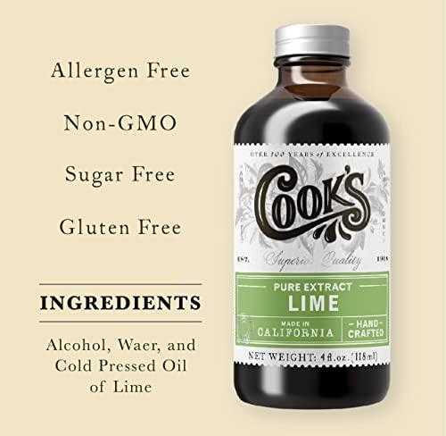 COOK'S Cook's Pure Lime Extract 4 oz