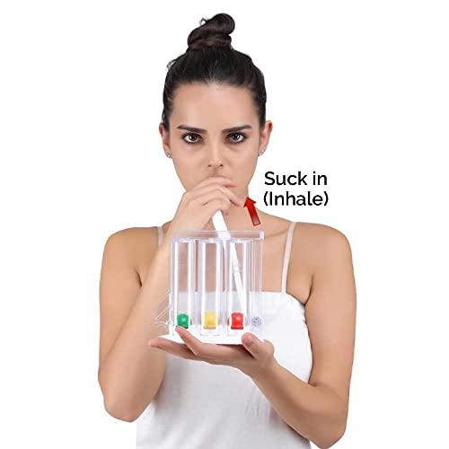 SoulGenie HealthAndYoga(TM) Deep Breathing Exerciser - Breath Exercise Measurement System