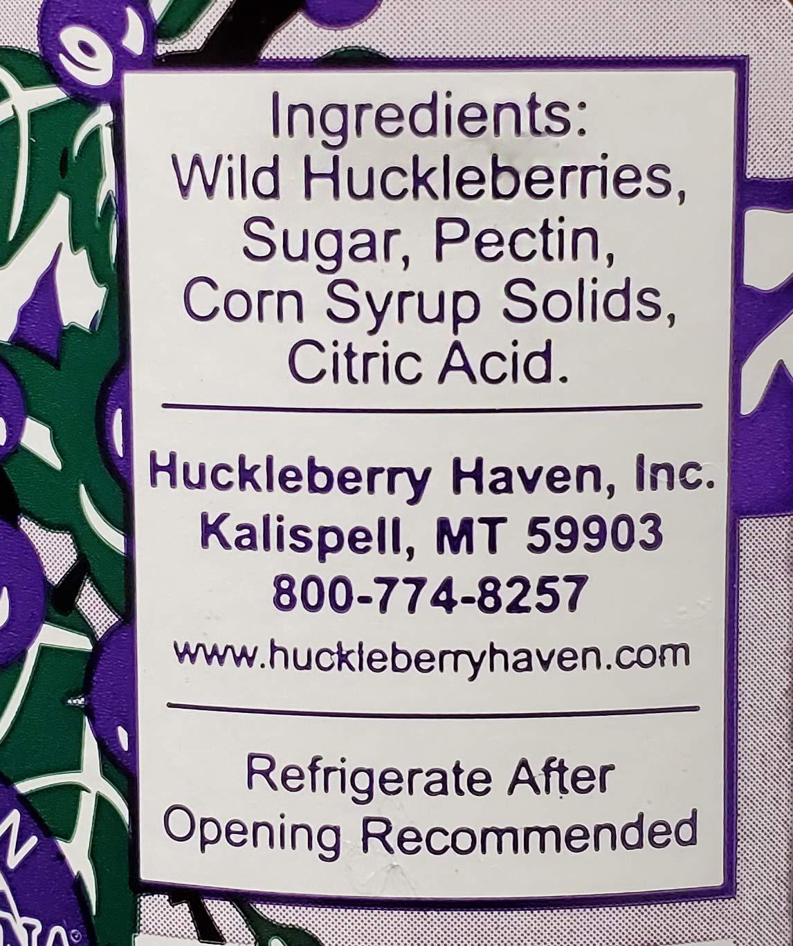 Taste the Wilderness Wild Huckleberry Jam, 16 ounces by Huckleberry Haven, Inc.