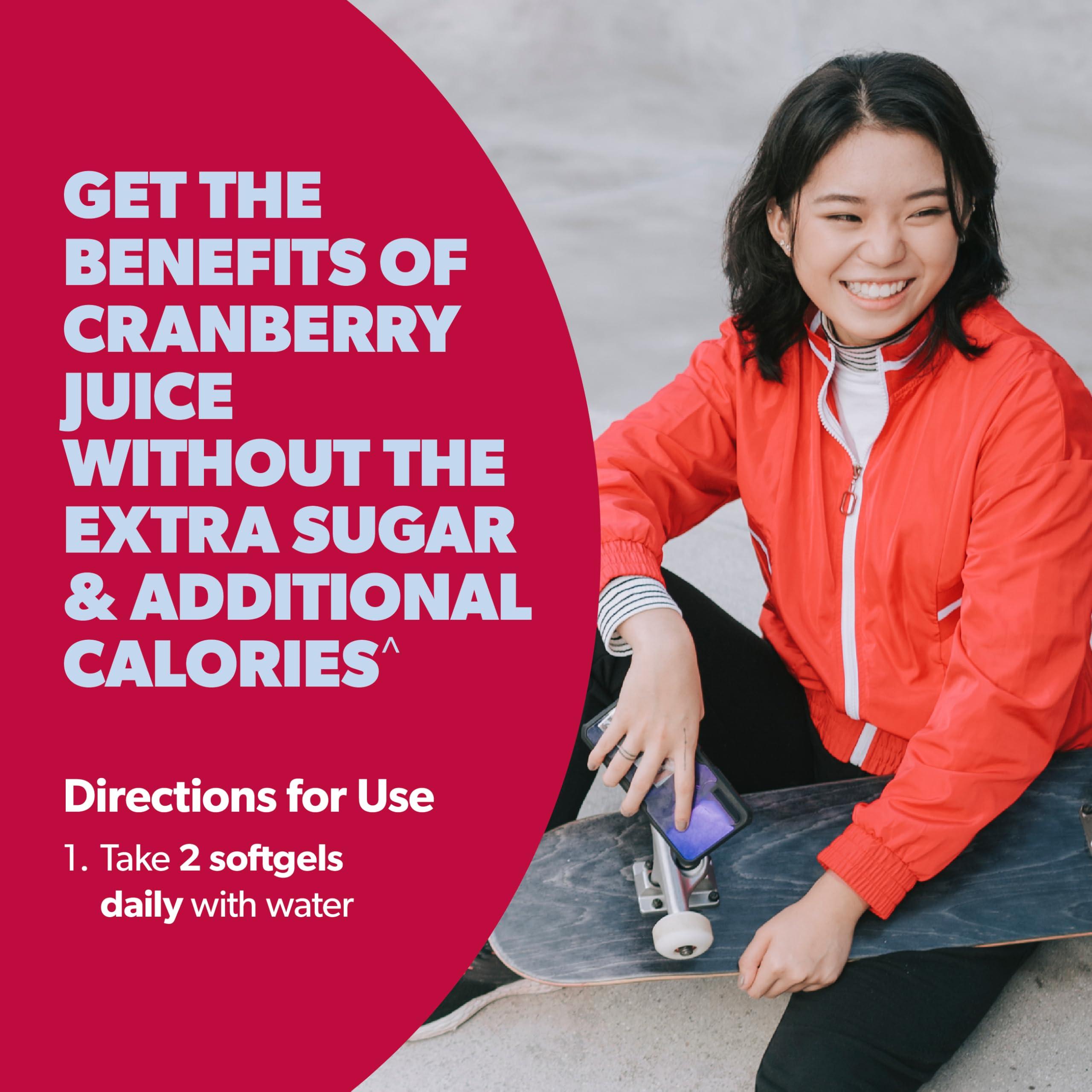 AZO AZO Cranberry Pro, Cranberry Pills for Women & Men, 600mg Pacran, Made with Concentrated Whole Fruit Cranberry Powder to Help Cleanse and Protect The Urinary Tract*, Sugar Free, Non-GMO, 100 Softgels