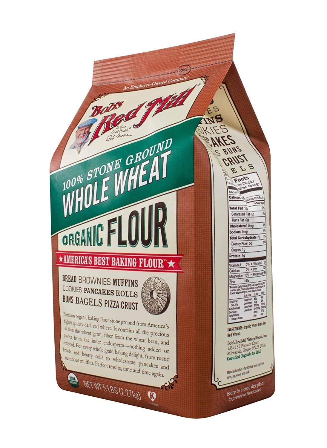 Bob\'s Red Mill Bob\'s Red Mill Whole Wheat Flour - 5 lb - 2 pk