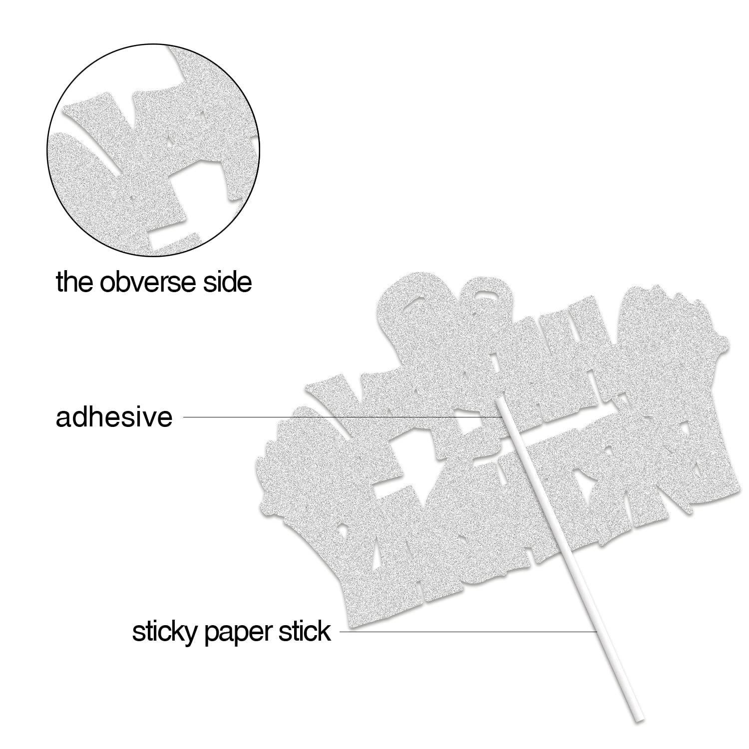 LINGBOOM Gym Fitness Happy Birthday Cake Topper Black Weightlifting Birthday Cake Decoration Cross Fit Fitness Theme Party Birthday Supplies for Man Woman