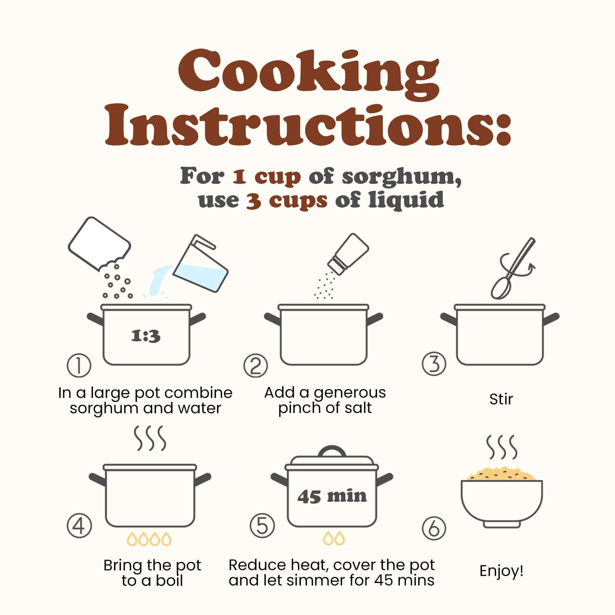 Food to Live Food to Live Whole Grain Sorghum, 1 Pound Premium White Groats. Raw Milo Seeds. Vegan, Bulk Broom-corn. Durra is Great for Making Flour and Popped Jowar Dhani