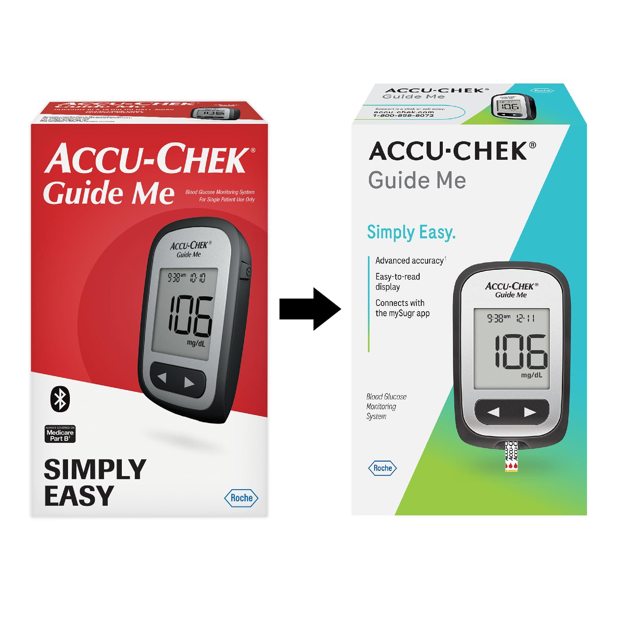 Accu-Chek Accu-Chek Guide Me Diabetes Meter for Diabetic Blood Glucose Monitoring (Meter Only)