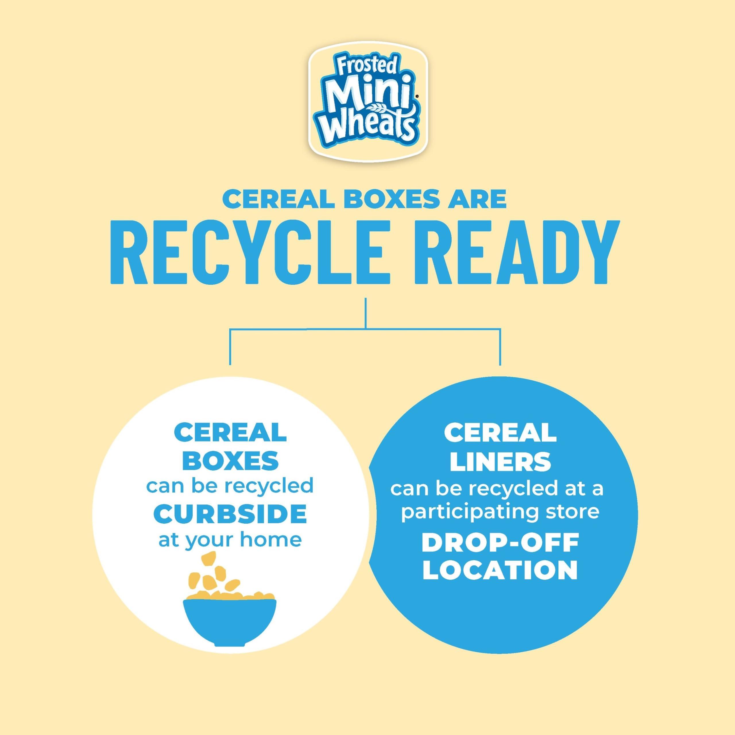 Frosted Mini-Wheats Frosted Mini-Wheats Breakfast Cereal, Kids Cereal, Family Breakfast, Original (4 Boxes)