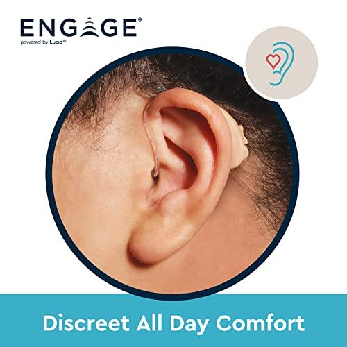 Lucid Hearing Lucid Hearing Engage Premium OTC Hearing Aids (Compatible with Android, Beige)