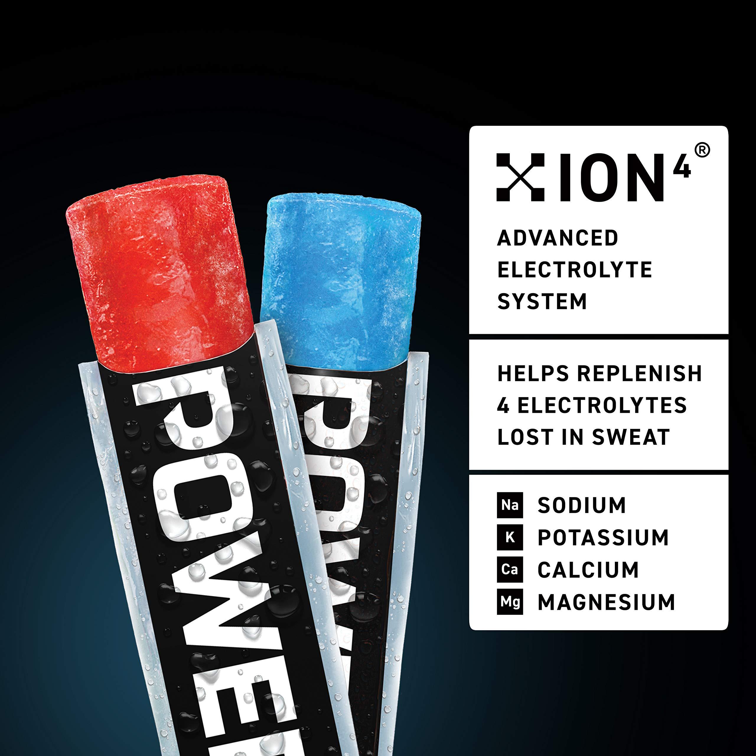 Powerade Sports Freezer Bars POWERADE Sports Freezer Bars 2 oz, Refreshing Ice Pops with Electrolytes B Vitamins Naturally Flavored with other Natural Flavors, Mountain Berry Blast and Fruit Punch, 96 Total Freezer Bars