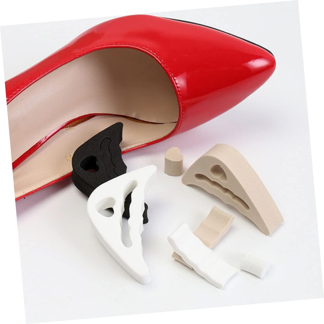 Beavorty 12 Pairs Insole Toe Inserts for Shoes Too Big Shoe Toe Filler Inserts Reusable Too Big Shoe Filler Shoe Toe Plugs for Pumps Shoe Toe Filler for Flat Shoes Too Big Shoe Toe Inserts