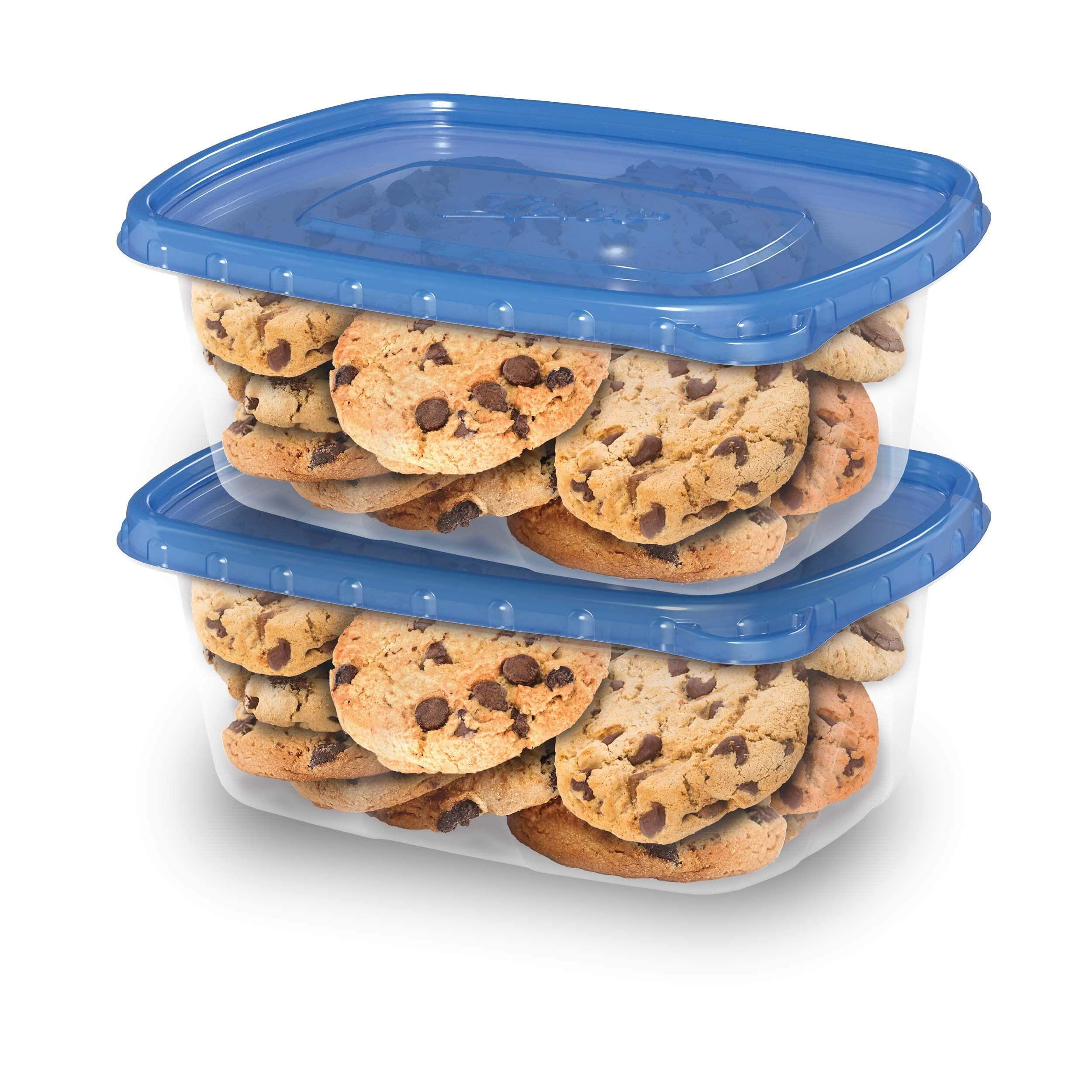 SC Johnson Ziploc Food Storage Meal Prep Containers Reusable for Kitchen Organization, Smart Snap Technology, Dishwasher Safe, Deep Rectangle, 2 Count (pack of 4)