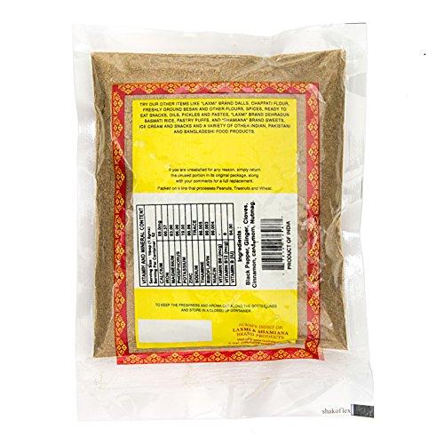 LAXMI BRAND Laxmi Natural Tea Masala - Traditional Indian Tea Masala - 20 Pack Case 3.5oz (100g)