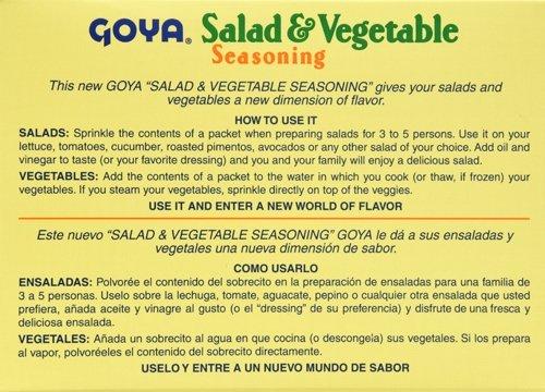 Goya Goya Foods Salad and Vegetable Seasoning, 1.41 Ounce (Pack of 24)