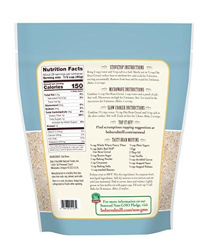 Bob's Red Mill Bob\'s Red Mill Oat Bran Hot Cereal 4-40 oz Bags