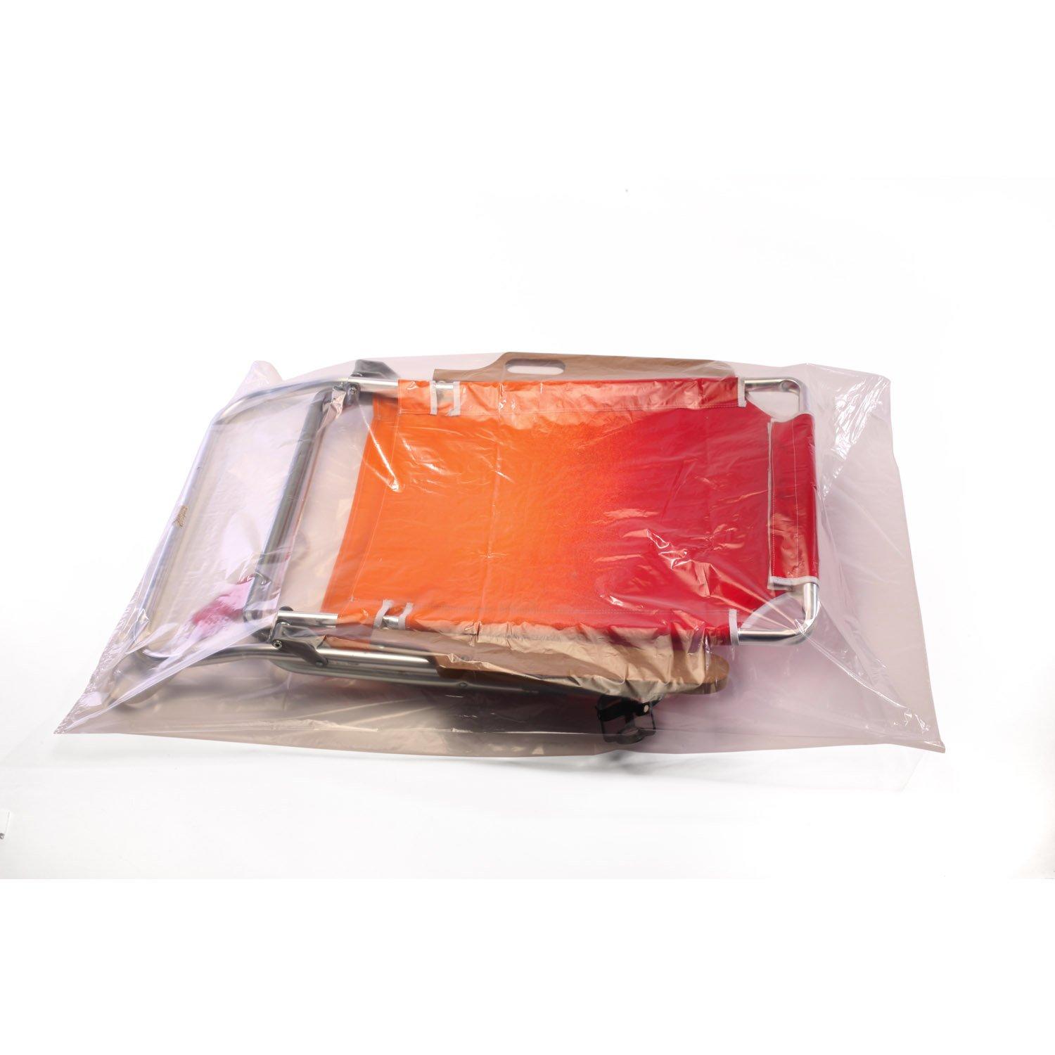 Smart Tech Plastic Bags 36" x 36" x 1 mil Clear Eco-Manufactured Plastic Layflat Bags (Case of 500)