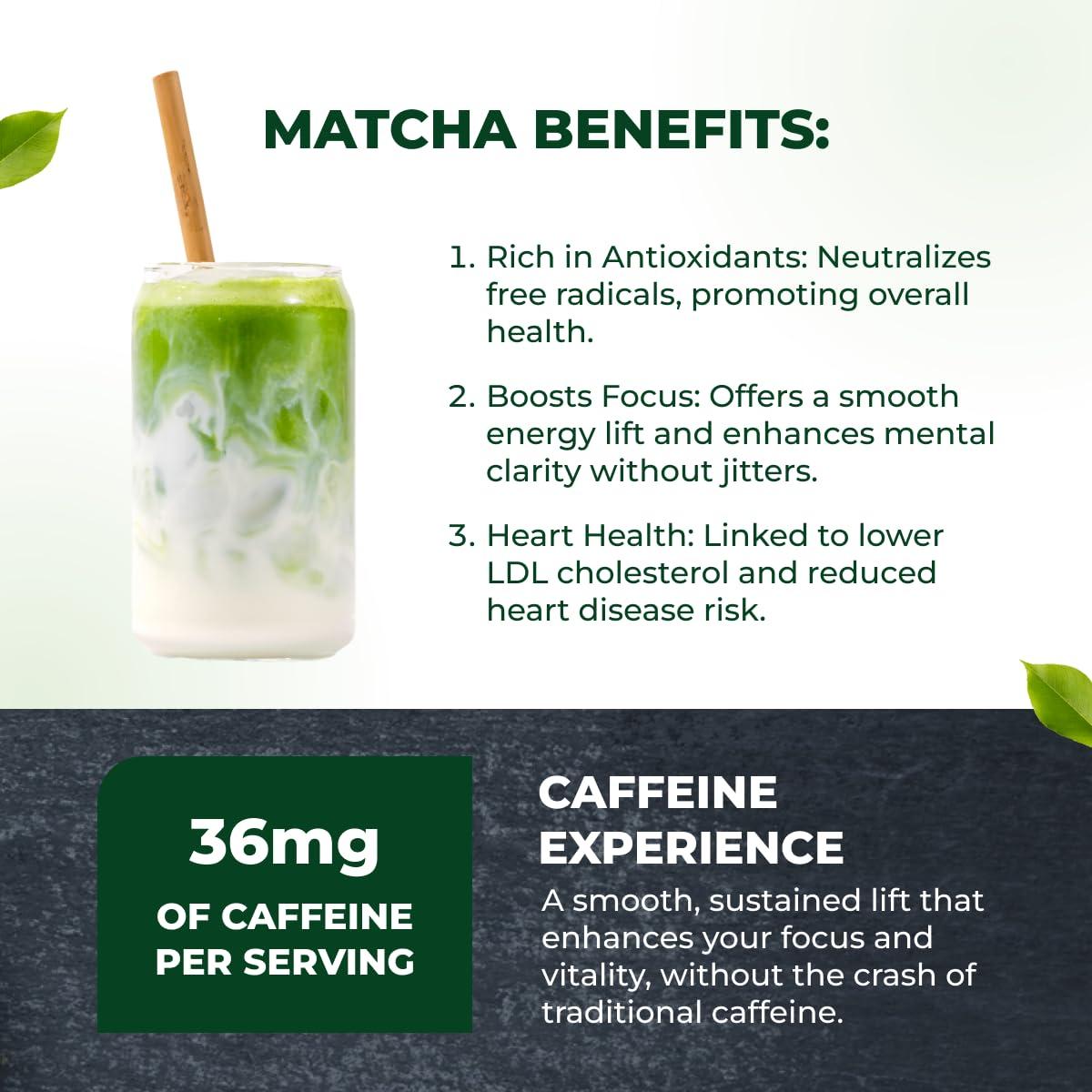 Tenzo Tea Tenzo Matcha Green Tea Powder - Matcha Powder USDA Organic Ceremonial Grade Macha Powder Paleo, Kosher, Vegan Authentic Japanese Matcha Tea - Original Matcha Latte Powder (14.11 Ounce)