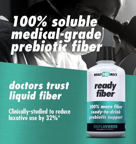 HEALTH DIRECT HEALTH DIRECT - Prebiotic Liquid Fiber Supplement for Women, Men and Kids - Ready Fiber - 15 Fl Oz - Unflavored - Easier Than Fiber Gummies, Fiber Powders and Fiber Pills for Woman