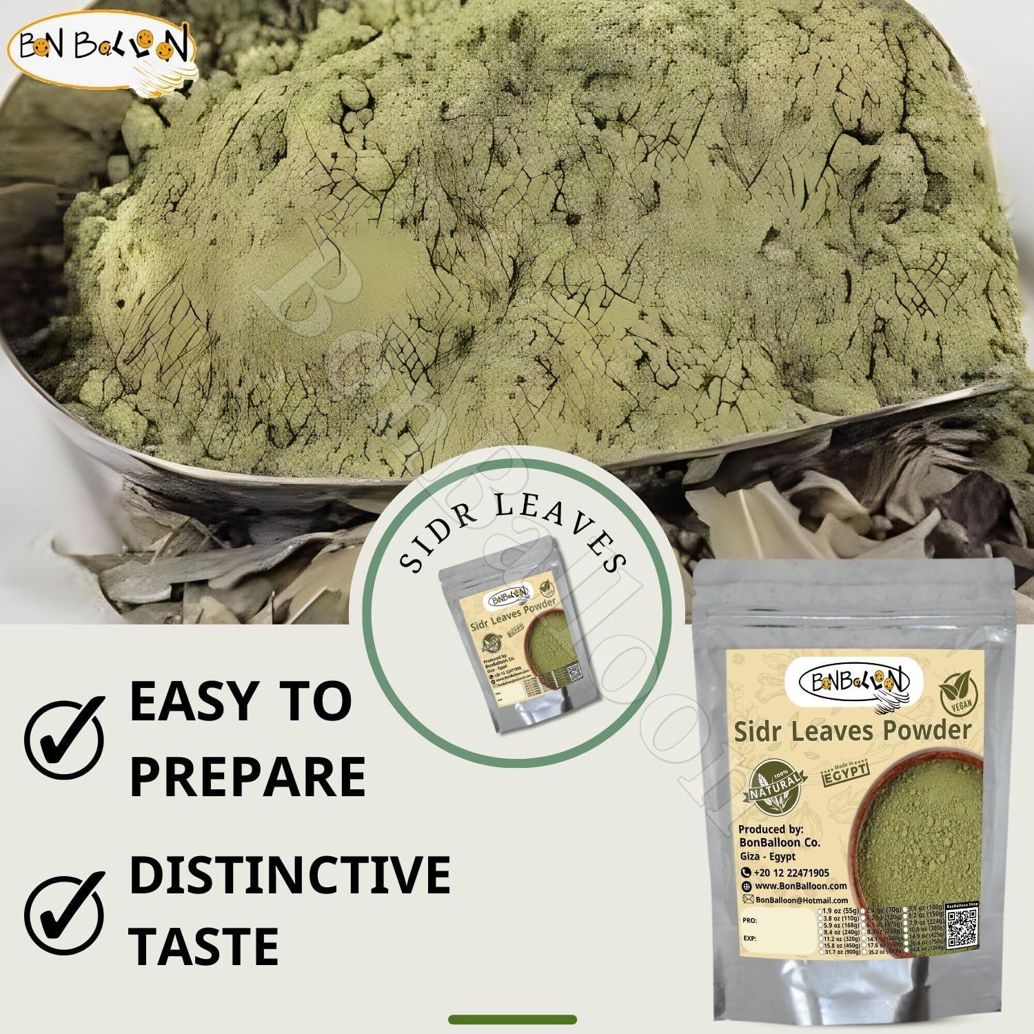 bonballoon bonballoon Wholesale Seder Sidr Leaves Leaf Powder for The Hair Skin Care Body (Lote Tree Jujube Ziziphus Spina Christi Christ Golchin Lotus) Herbs (26.5 oz / 750 gm)