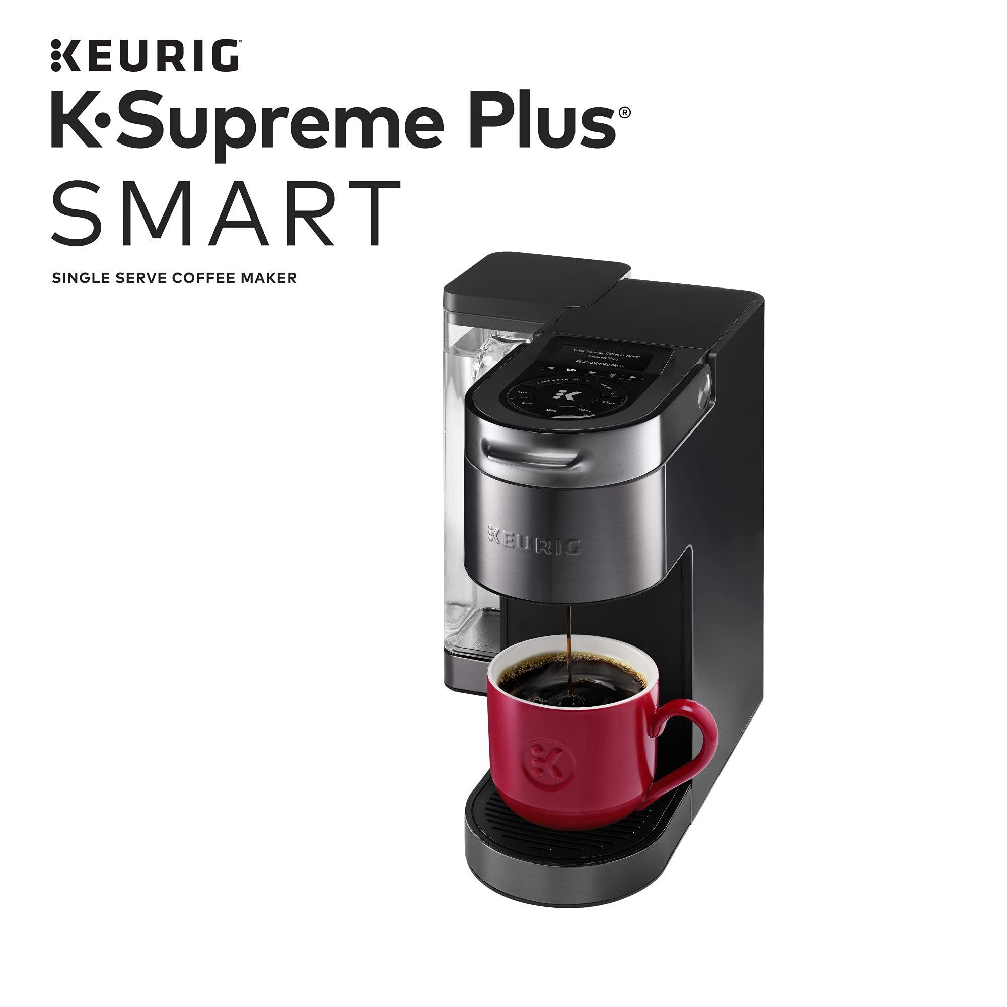 Keurig Keurig K-Supreme Plus SMART Single Serve Coffee Maker with illy Intenso Bold Roast 32 K-Cup Pods