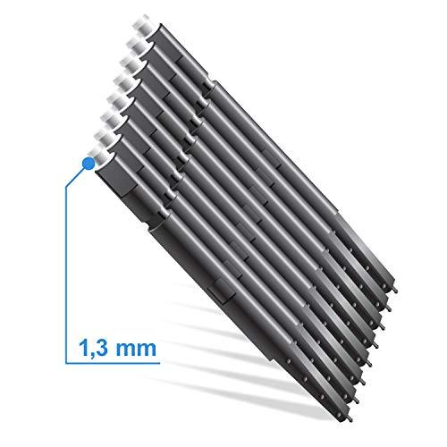 JB WHITE JB White 8 Wax Filters for Hearing Aids compatible with Phonak Cerustop Wax Guards | Widex Nanocare | Oticon ProWax MiniFit | Siemens Signia 3.0 | Resound | Hearing Aid Replacement Filter (8pcs 1.3mm)