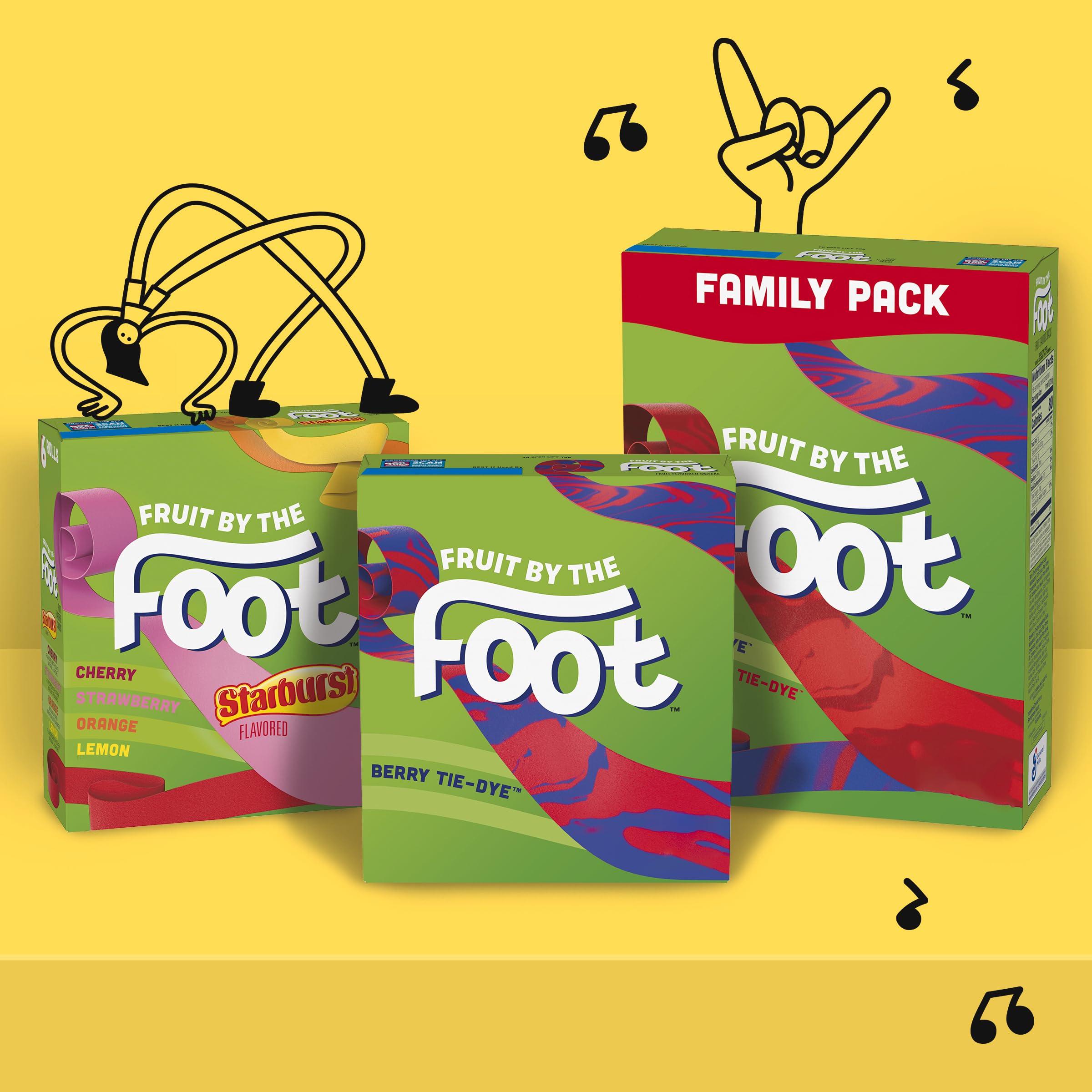 Betty Crocker Fruit by the Foot, Fruit Snacks, Variety Pack, 9 oz