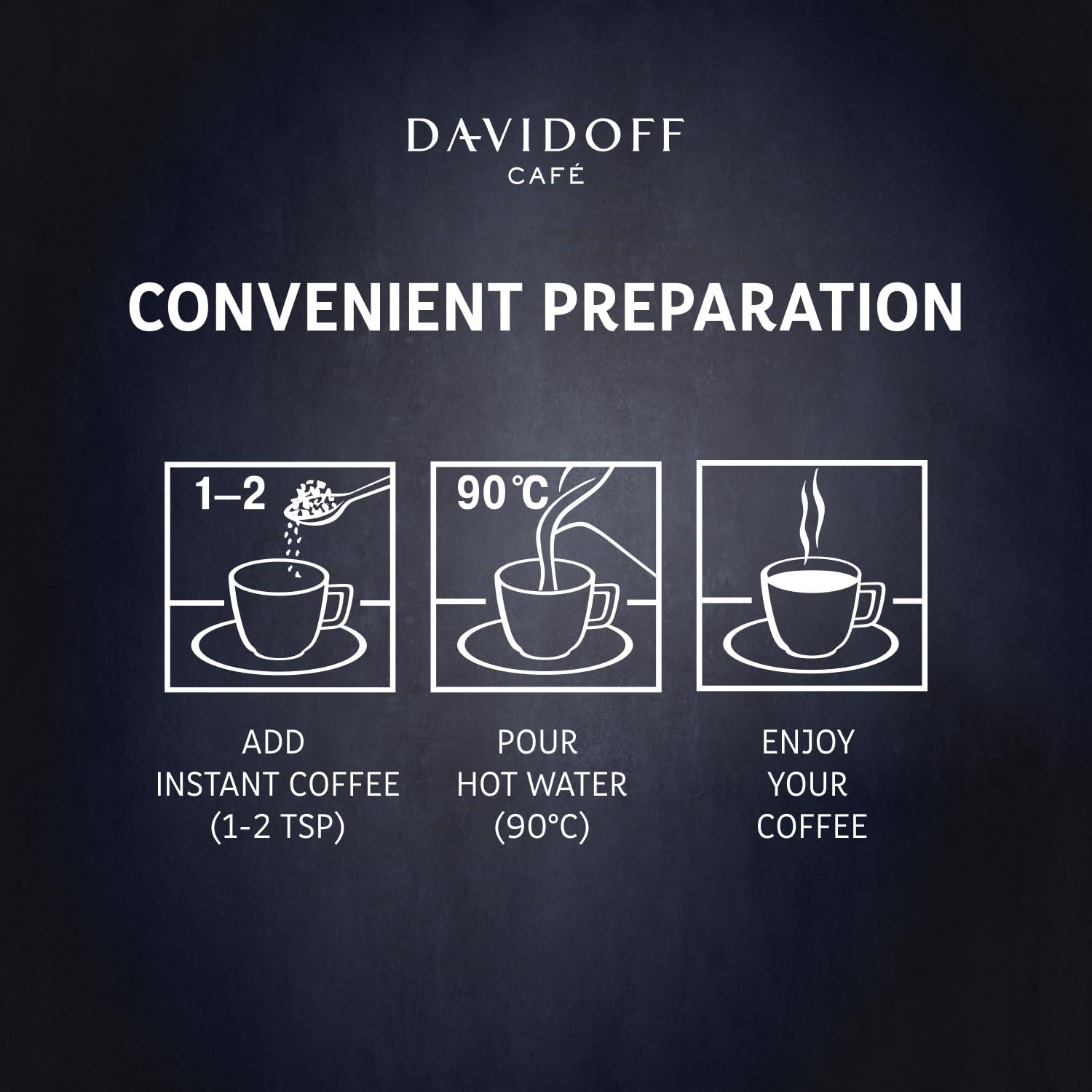 DAVIDOFF DAVIDOFF Crema Intense Instant Coffee - 9/12 Intensity - 90 g