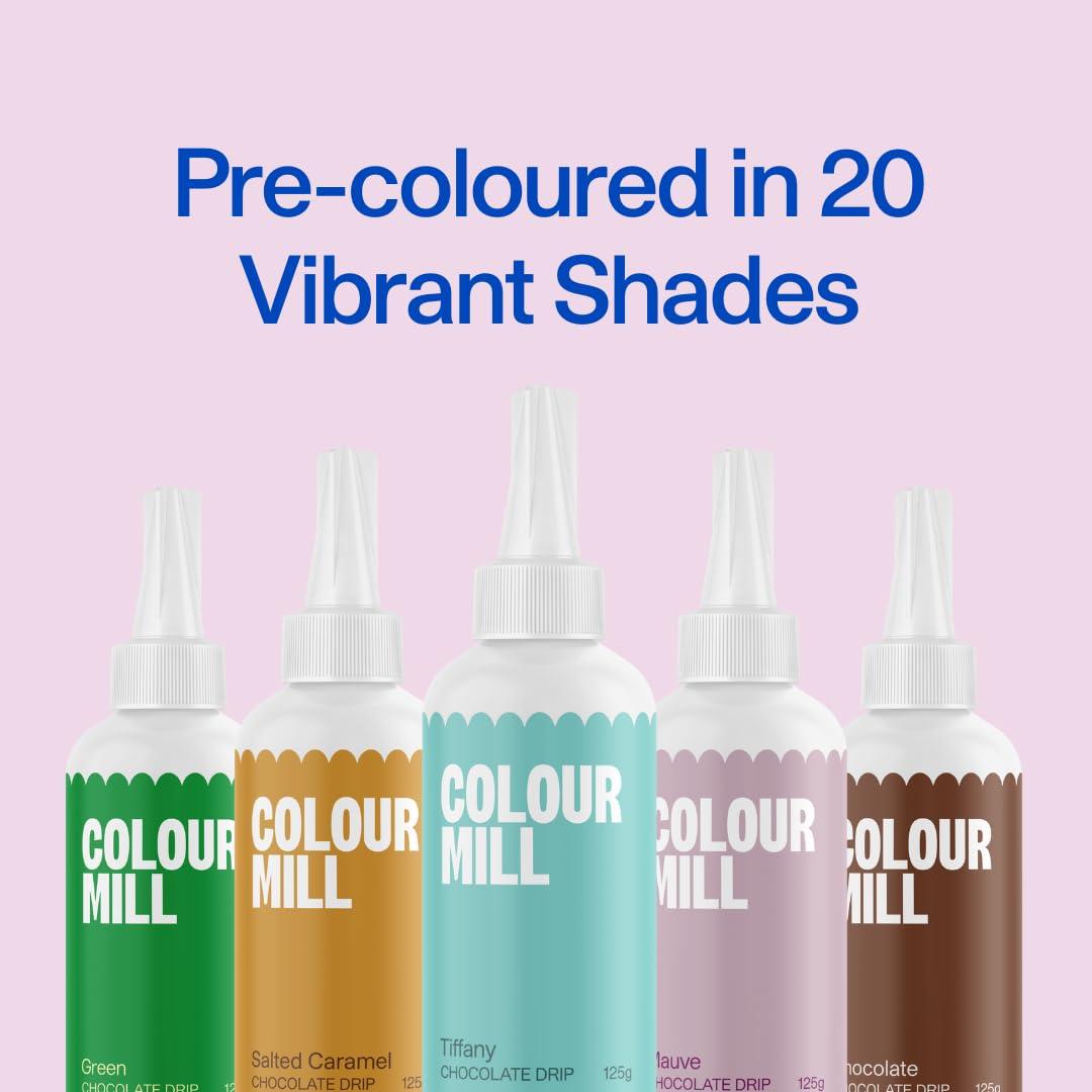Colour Mill Colour Mill Chocolate Drip Easy-Melt Drizzle for Desserts, 125 Grams Bright White