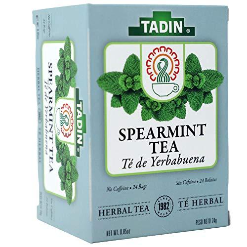 TADIN Tadin Spearmint Tea, Helps Relieve Stomach Pain and Indigestion, 24 Count (Pack of 3)