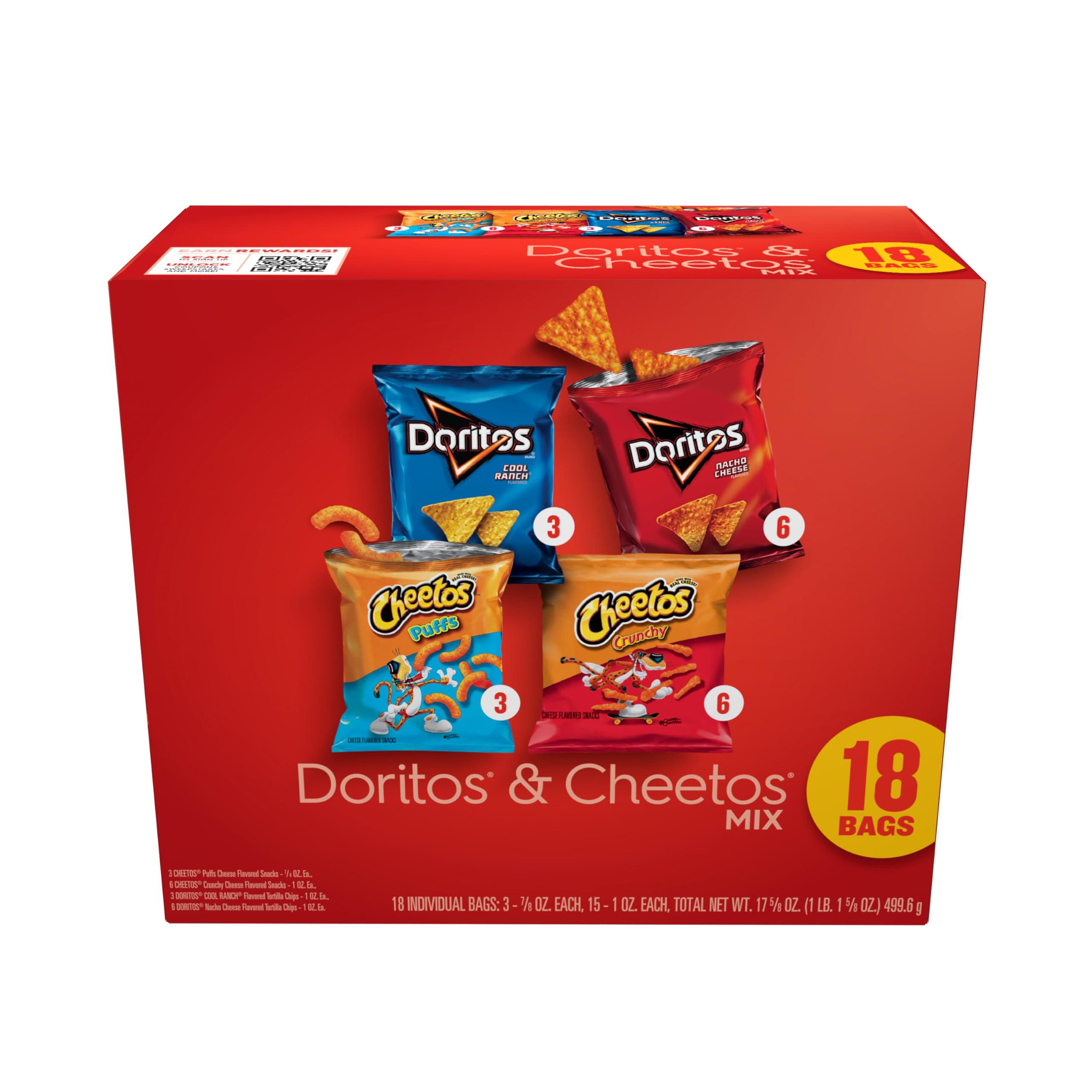Frito Lay Frito-Lay Doritos & Cheetos Variety Pack Box 18ct