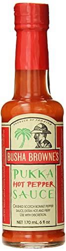 Busha Browne's Busha Browne's Hot Pepper Pukka Sauce 5oz (Pack of 2)
