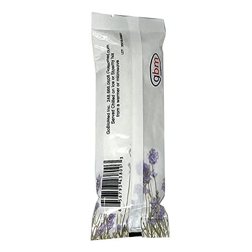 GBM Asheva 8\" x 9\" Individually Wrapped Oshibori Disposable Towels - Luxurious Moist Cotton Hot/Cold Refreshment Towel - Lavender, Lemon, or Tea Tree Scents - Perfect for Spa, Travel, Dining & Events