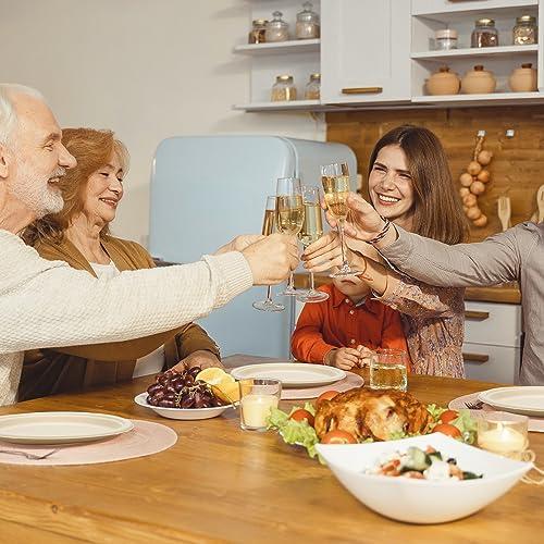 FRUTLE FRUTLE Paper Plates 10 Inch Heavy Duty - Disposable Paper Plates -Composable Large Paper Plates Bulk Eco-Friendly Unbleached-Everyday Use Parties Commercial Settings 100 Count