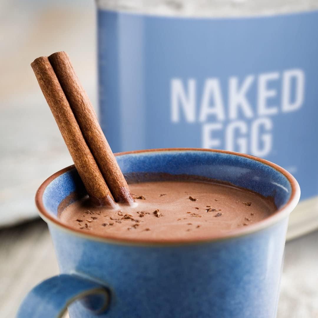 NAKED nutrition Naked 3LB Non-GMO Egg White Protein Supplement Powder, Unflavored, No Additives, Paleo, Dairy Free, Gluten Free, Soy Free  25g Protein, 44 Servings, 3 pounds