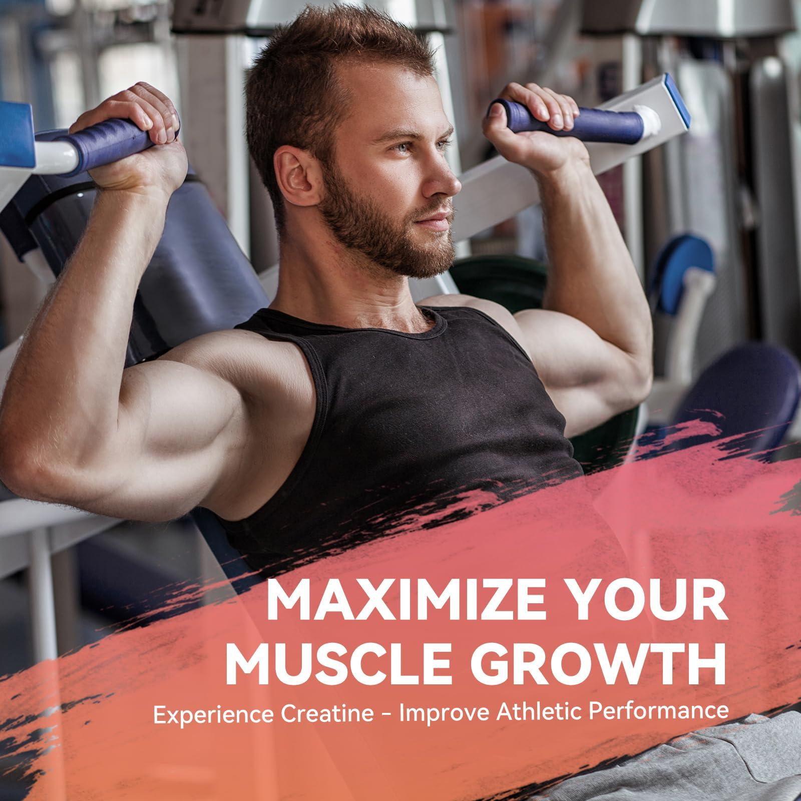 Hovika Creatine HCL Liquid Drops for Men & Women, Creatine Hydrochloride with L-Carnitine, L-Glutamine, BCAA, Vitamin B12 & B6 for Muscle Growth & Recovery-Vegan, Mixed Berry Flavor Flavor, 2 Fl Oz