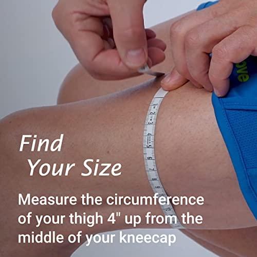 Actimove Actimove Sports Edition Knee Support Closed Patella with COOLMAX AIR Technology Sleeve for Pain Management For Strains, Sprains & Swelling - Left/Right Wear Navy, Small