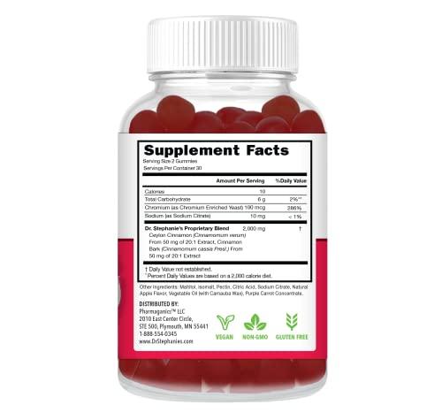 Pharmaganics Pharmaganics Dr. Stephanies SugarDown Gummies Ceylon & Cassia Cinnamon Supplement - 0g Sugar