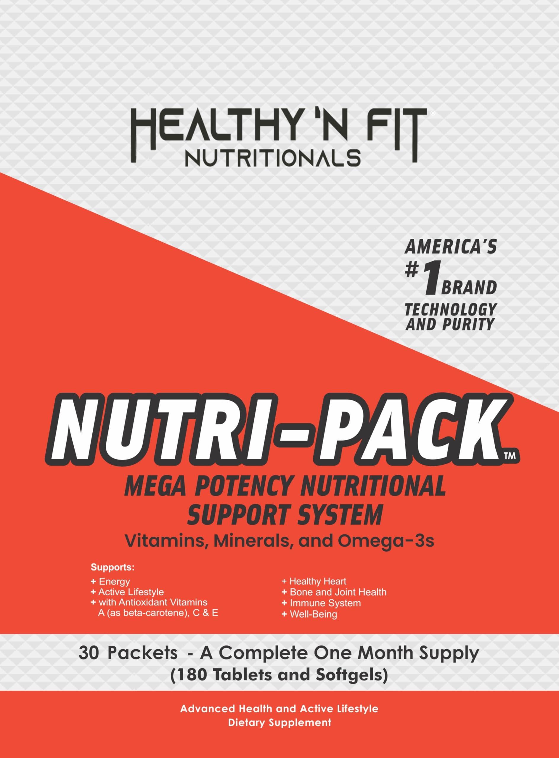 Healthy 'N Fit Healthy \'N Fit NUTRI Pack - 30 Day Pkt -One Pack Daily, Multivitamin All-in-One Packets