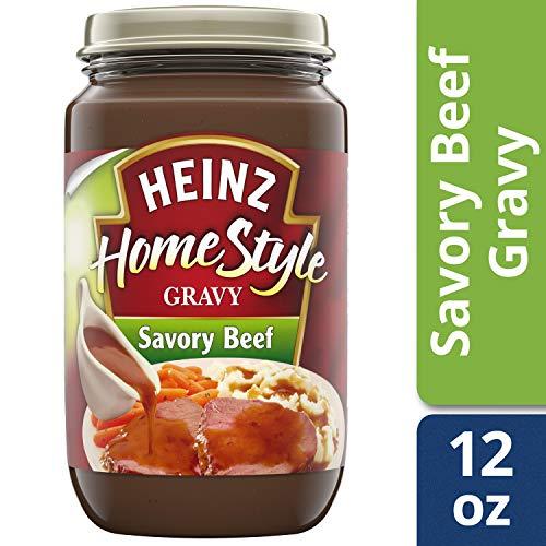 Heinz Heinz Homestyle Savory Beef Gravy (12 oz Jars, Pack of 12)