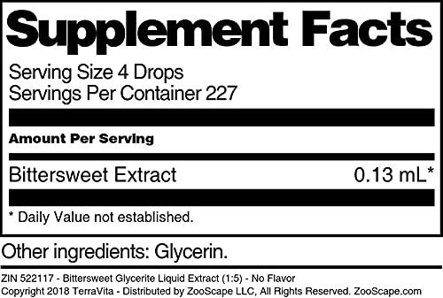 TerraVita Bittersweet Glycerite Liquid Extract (1:5) - No Flavor (1 oz, ZIN: 522117)