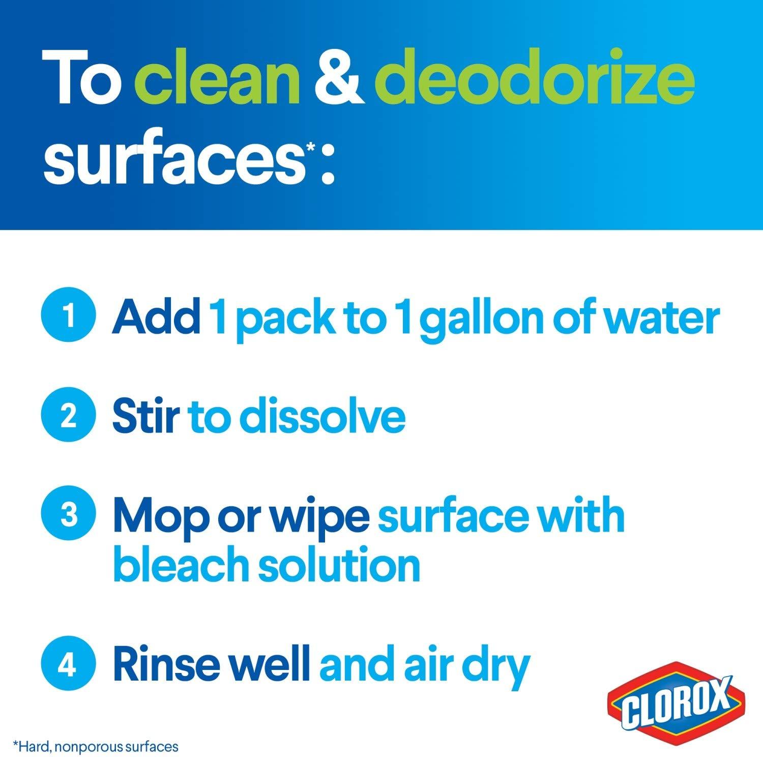 Clorox Clorox Zero Splash Bleach Packs - Laundry Pods, 4 Pack (Package May Vary)