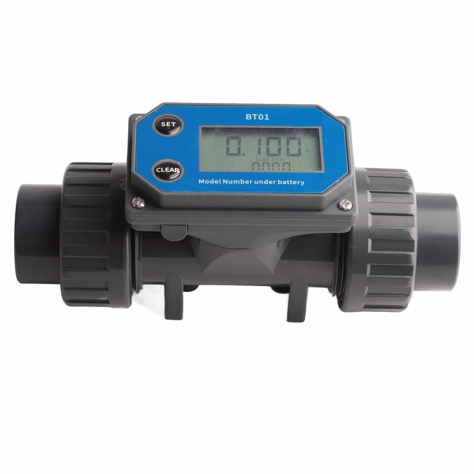 Pyhodi Water Flowmeter, High Accuracy Water Flow Meter Sensitive Response for Swimming Pool