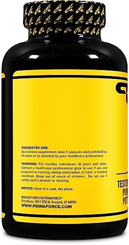Primaforce Primaforce Fenugreek Seed Capsules (180 Capsules / 1350mg Per Serving, 2 Capsule Servings) - Premium Herbal Supplement for Men and Women, Non-GMO, Gluten Free Supplement
