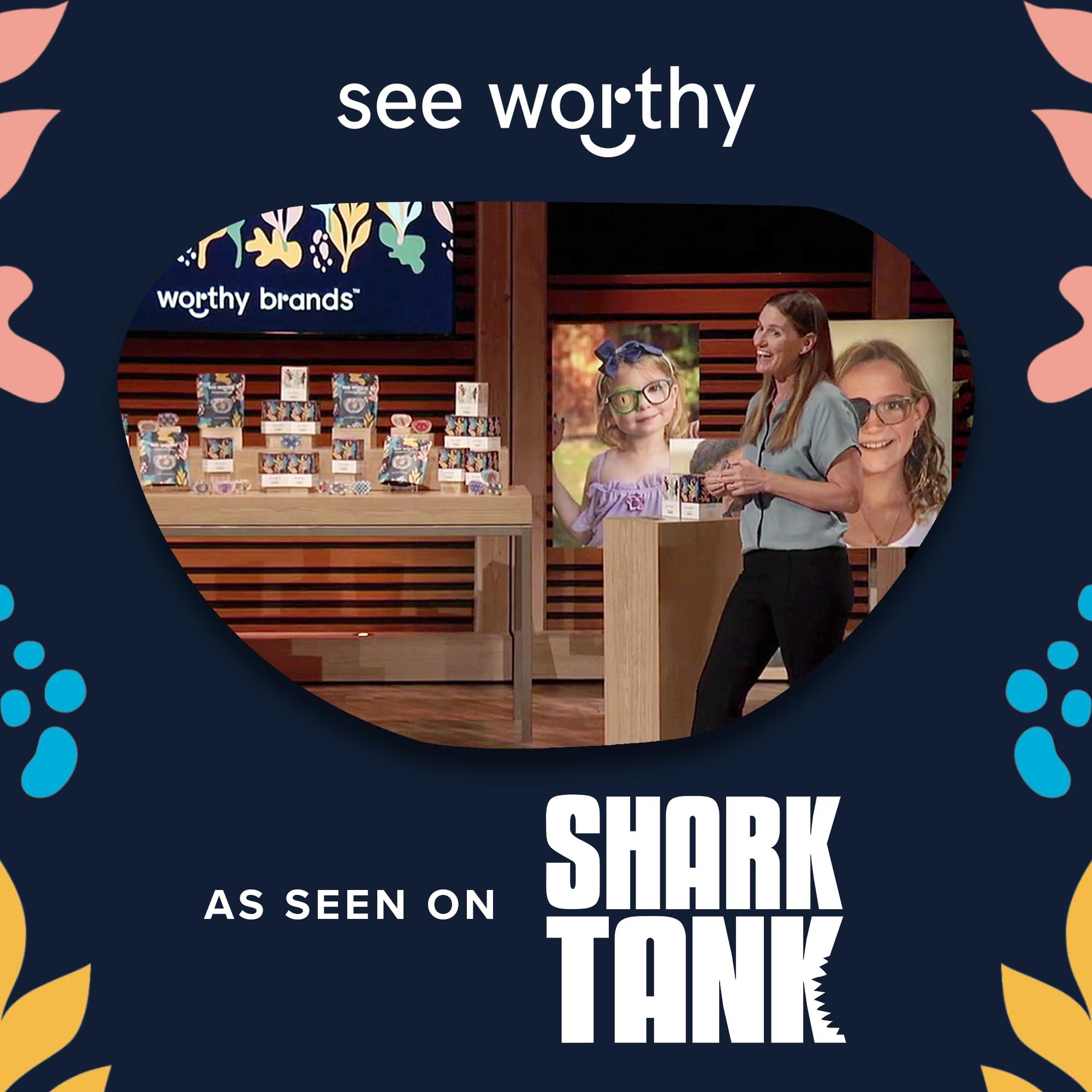 See Worthy See Worthy Nature Eye Patches - Innovative Design, Smart Adhesive Technology - Breathable & Comfortable Eyepatch for Lazy Eye - Soft Eye Patches & Fun Designs (48 per Box)